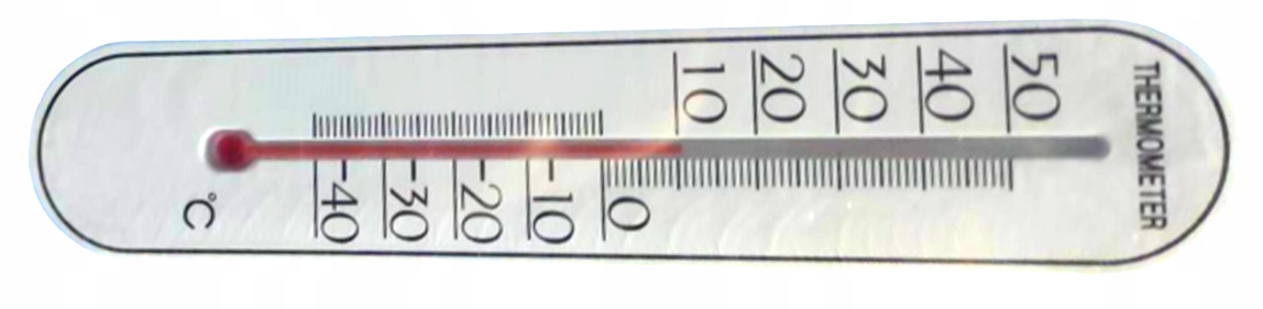 Termometr wewn/zewn. z podwójną skalą -30*C do +50 Model ścienny