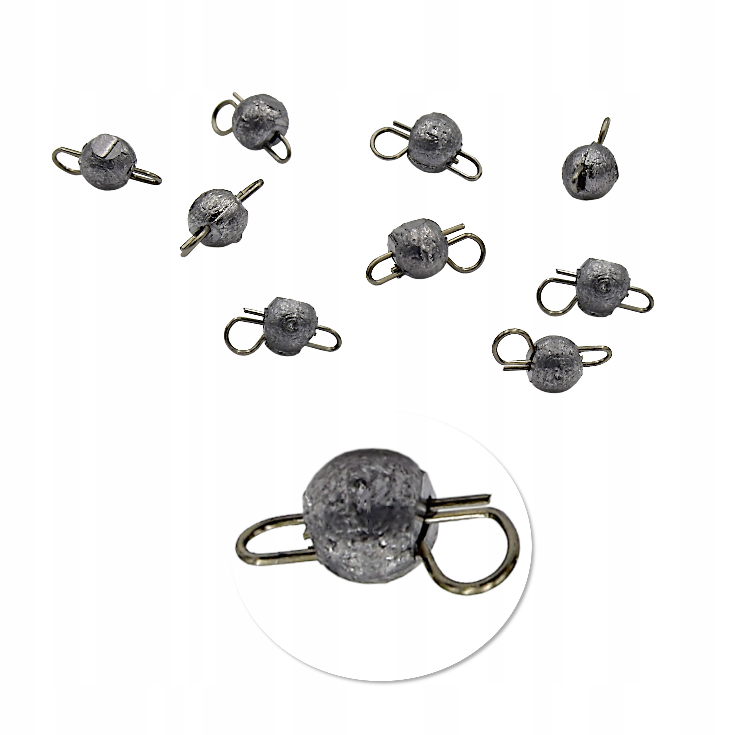 Czeburaszka główka ołowiana składana 1 g - 10 szt