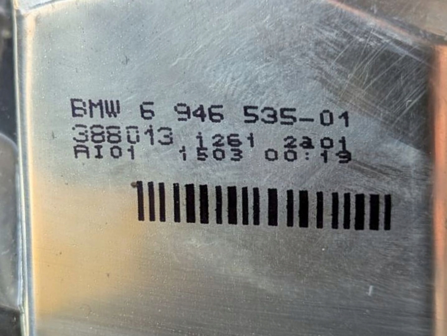 light rear left side BMW 3 E46 facelift 2003 6946535