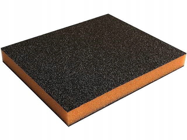 Indasa Gąbka ścierna dwustronna mokro/sucho Pomarańczowa P120-220