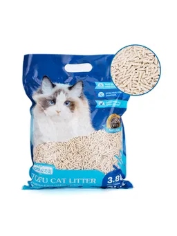 Levně 2x Stelivo pro kočky přírodní biologicky rozložitelné, neprašné, 2 kg, 3,8 l