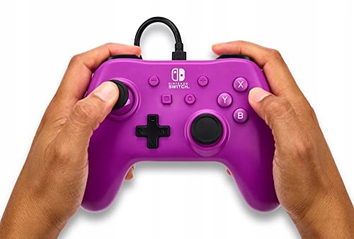 Przewodowy kontroler PowerA Grape Purple do Nintendo Switch