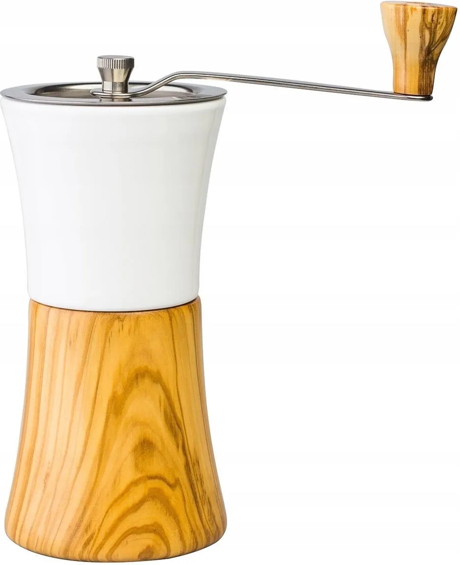 Hario Ceramic Coffee Mill Olive Wood Młynek ręczny