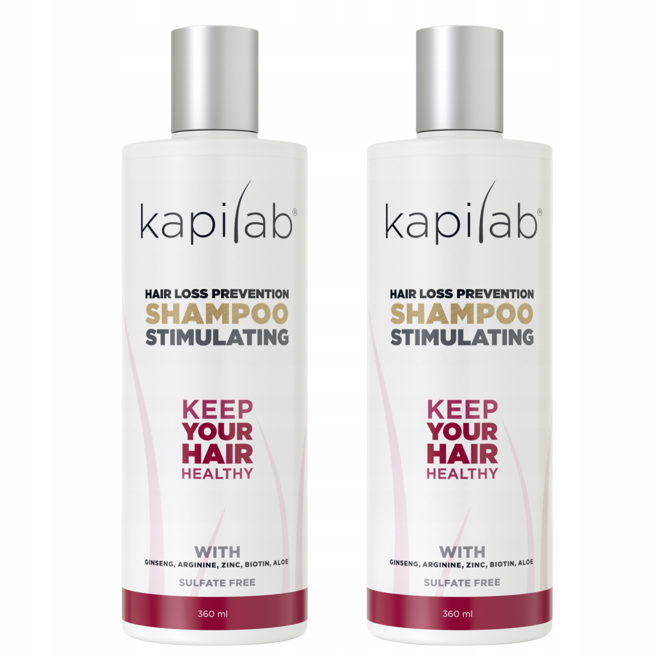 Kapilab Szampon Przeciw Wypadaniu Włosów Stymulacja Aktywne Składniki 360ml