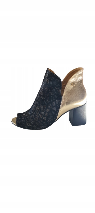 

Botki Maciejka 05507 skóra ażur open toe czarne 40