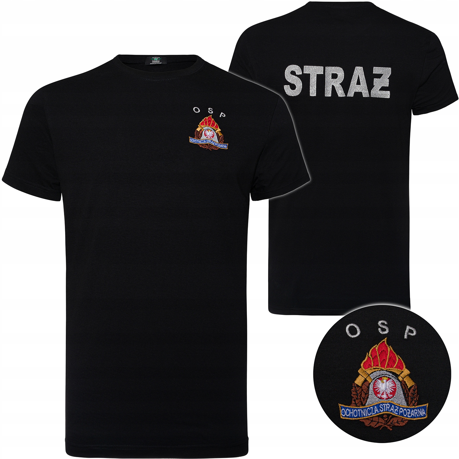 

#4 Koszulka Strażacka Ochotnicza Straż Osp haft XL