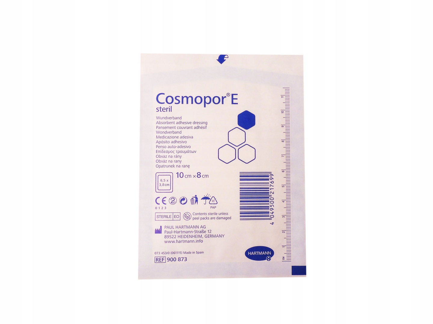 

Opatrunek na rany Cosmopor E 10x8 cm, 1 sztuka