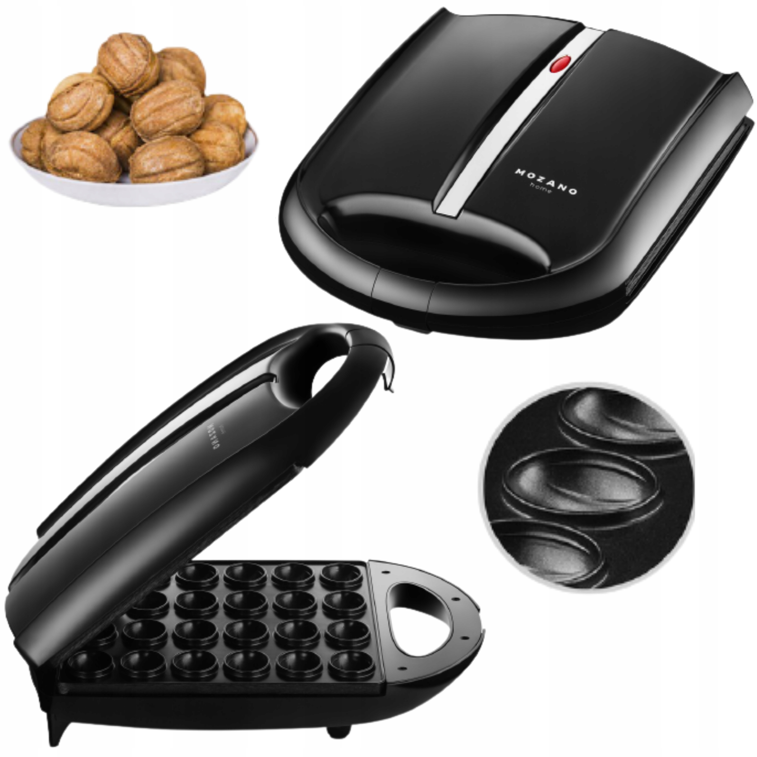 

Opiekacz Do Ciastek W Kształcie Orzeszków 24 Szt