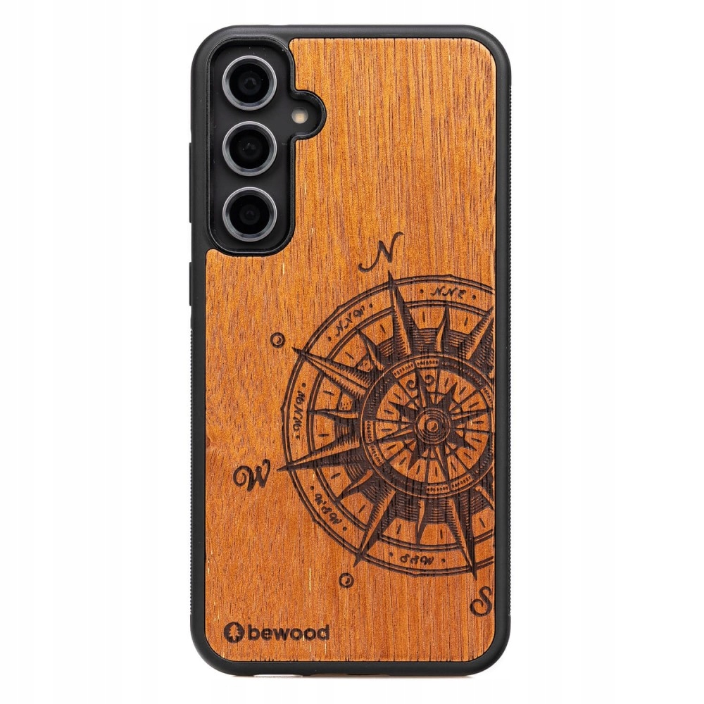 Dřevěné Pouzdro Bewood pro Samsung Galaxy S23 Fe Traveler Merbau