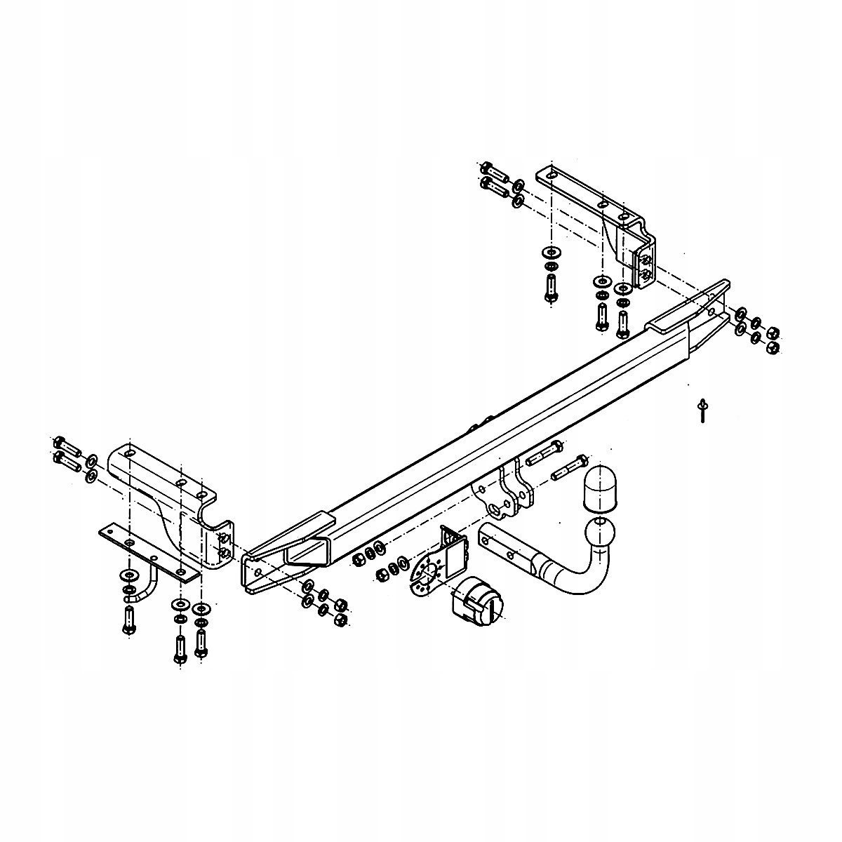 Hak holowniczy do Volvo XC70 P2 1 I Kombi 00-07 MODUŁ WIĄZKA 13 PIN GRATIS Producent Steinhof