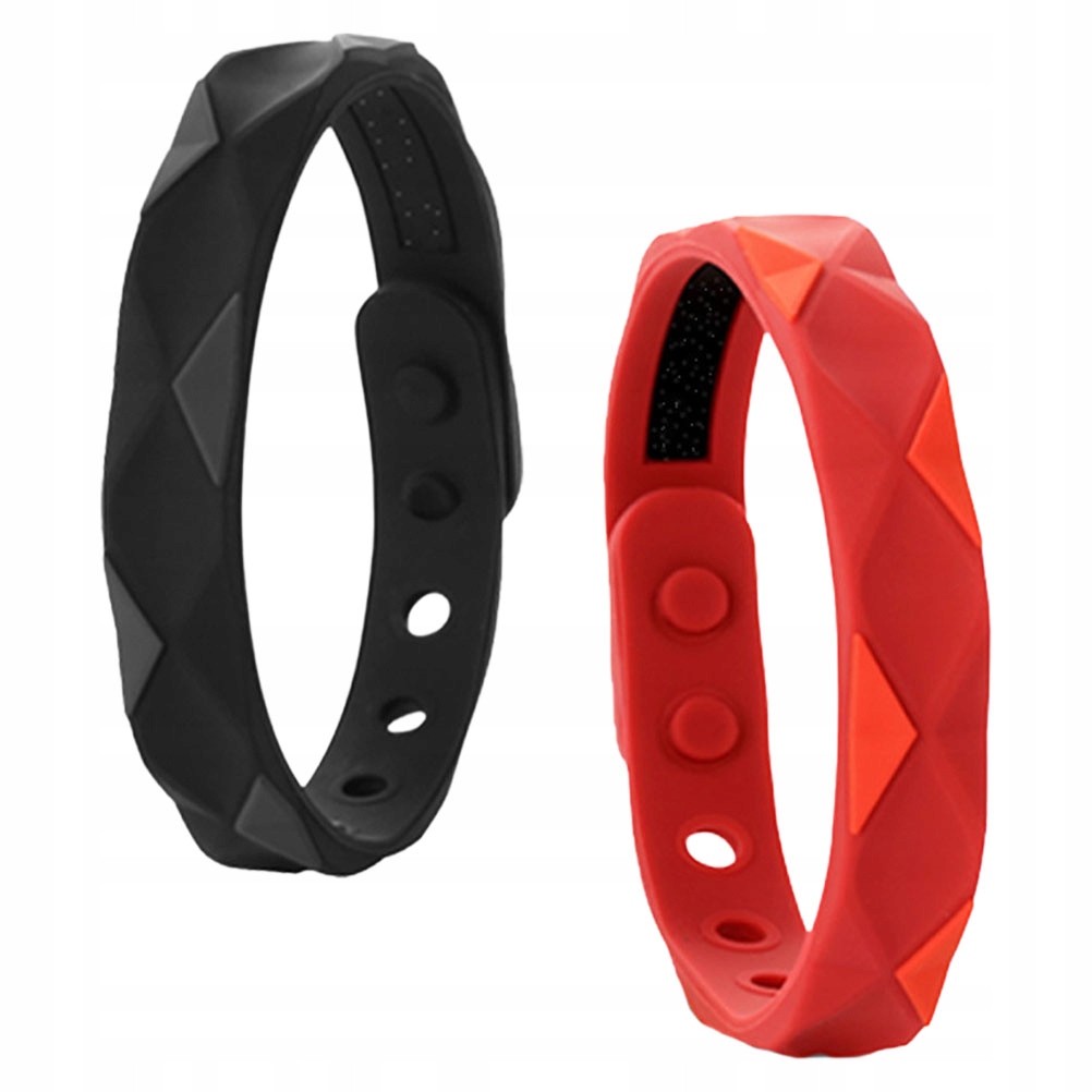 2SZT Wielokolorowa Silikonowa Bransoletka Fitness Unisex