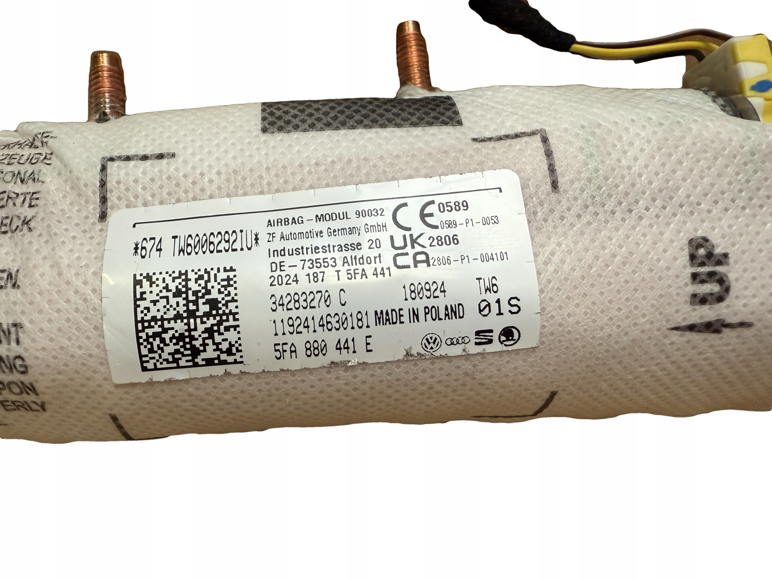 CUPRA LEON 5FA airbag left rear part 5FA880441E