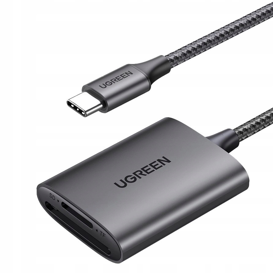 Czytnik kart Sd Hc Xc/tf micro Sd Hc XC Ugreen CM401 Usb C 5Gb/s szary