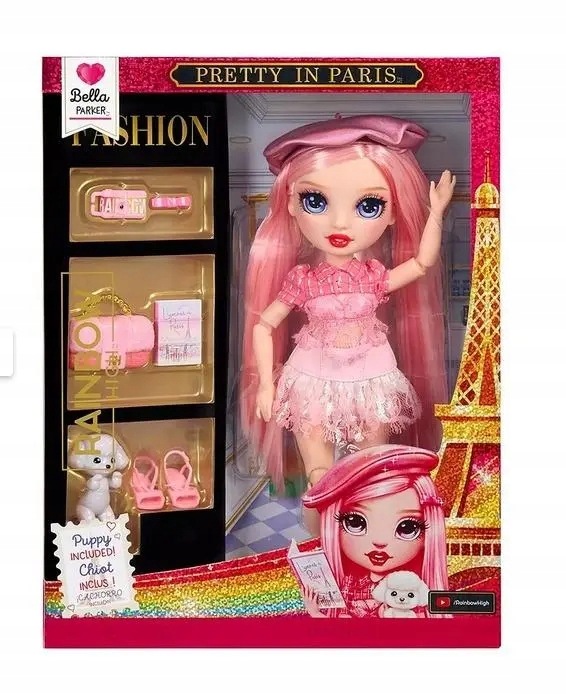 Rainbow High Pretty in Paris Fashion Doll Bella Mga