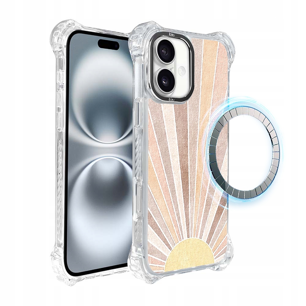 Pouzdro pro iPhone 16 Plus Ibizu DropGuard Ultra s MagSafe, Východ slunce