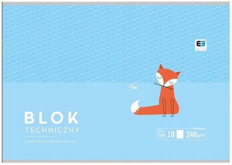 Blok Techniczny A4 10 Kartek Białych Interdruk