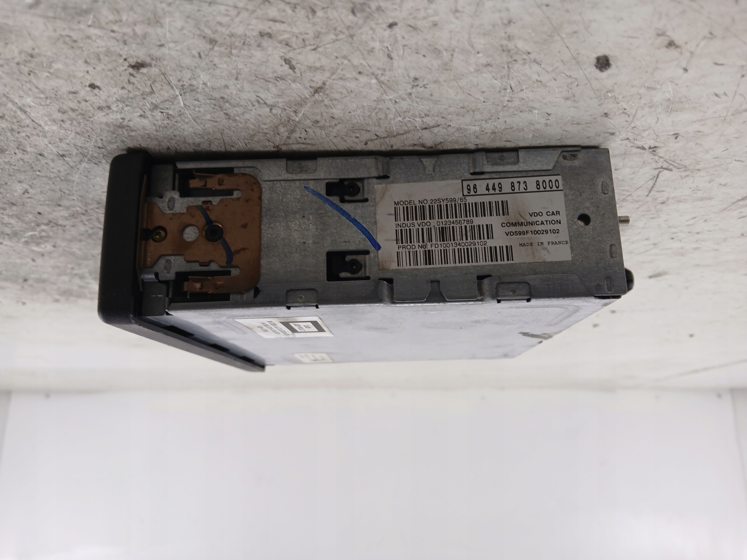 CITROEN C5 and PEUGEOT 607 player navigation devices 9644987380