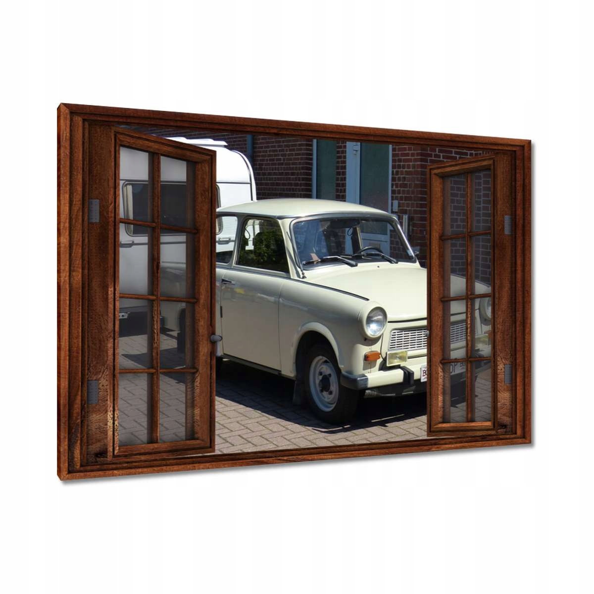 Obrazy 120x80 Trabant 601 s kempem