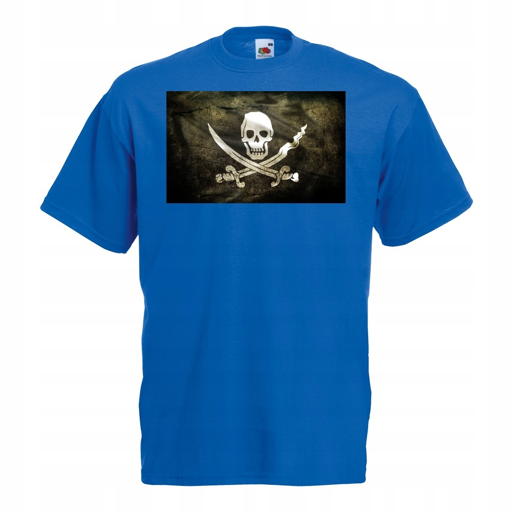 

Koszulka z nadrukiem flaga piracka Jolly Roger M