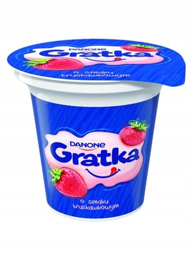 10 x Danone Lahůdka s jahodovou příchutí Dezert 290 g