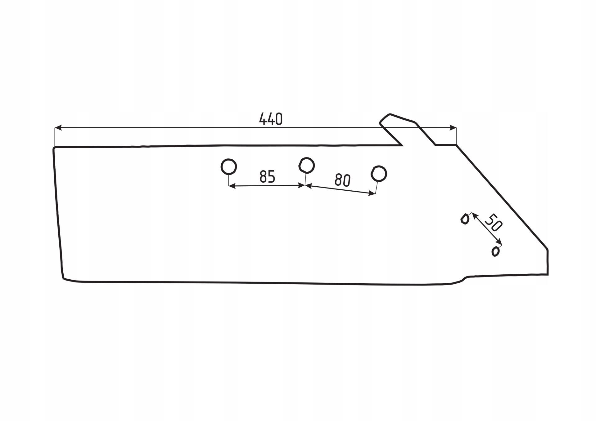 FROST LEMIESZ FM40 LEWY 50615 AGRO PLUS Marka maszyny Inna