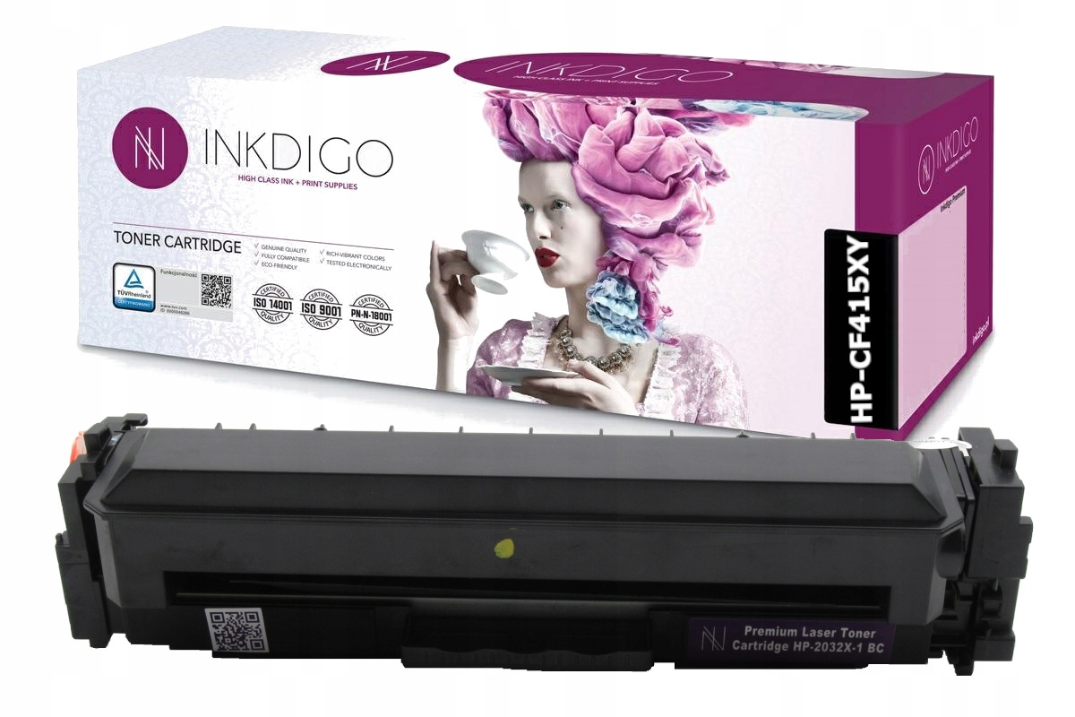 4x Toner Inkdigo do HP COLOR LJ M479fdw M479dw M454dn M454dw W2030X 415X Producent Inkdigo