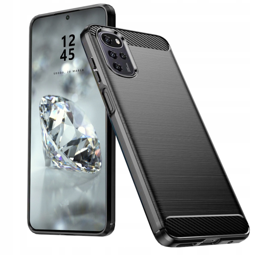

Etui Do Motorola G22 Pancerne Karbon Case