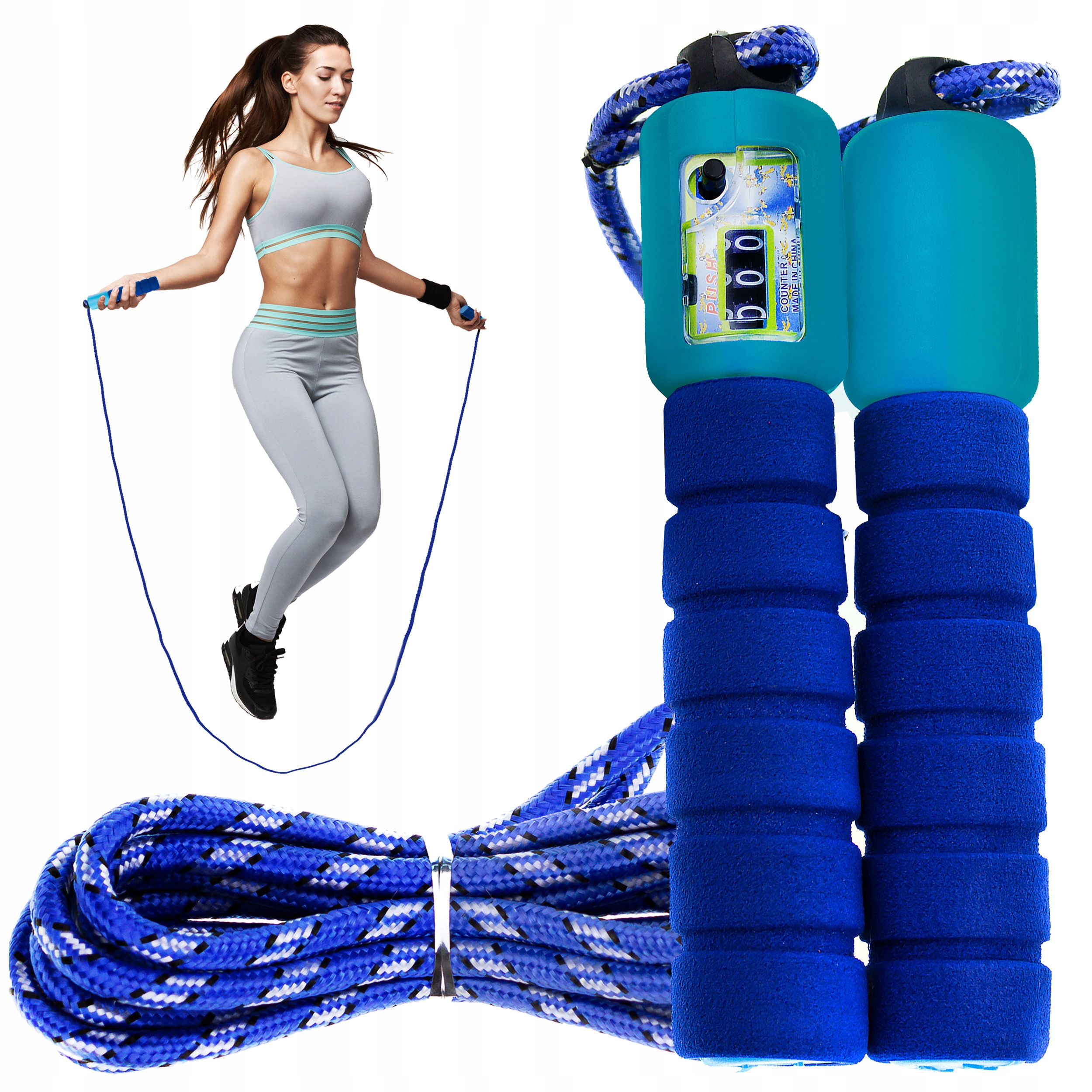 

Skakanka Z Licznikiem Regulowana Fitness Crossfit