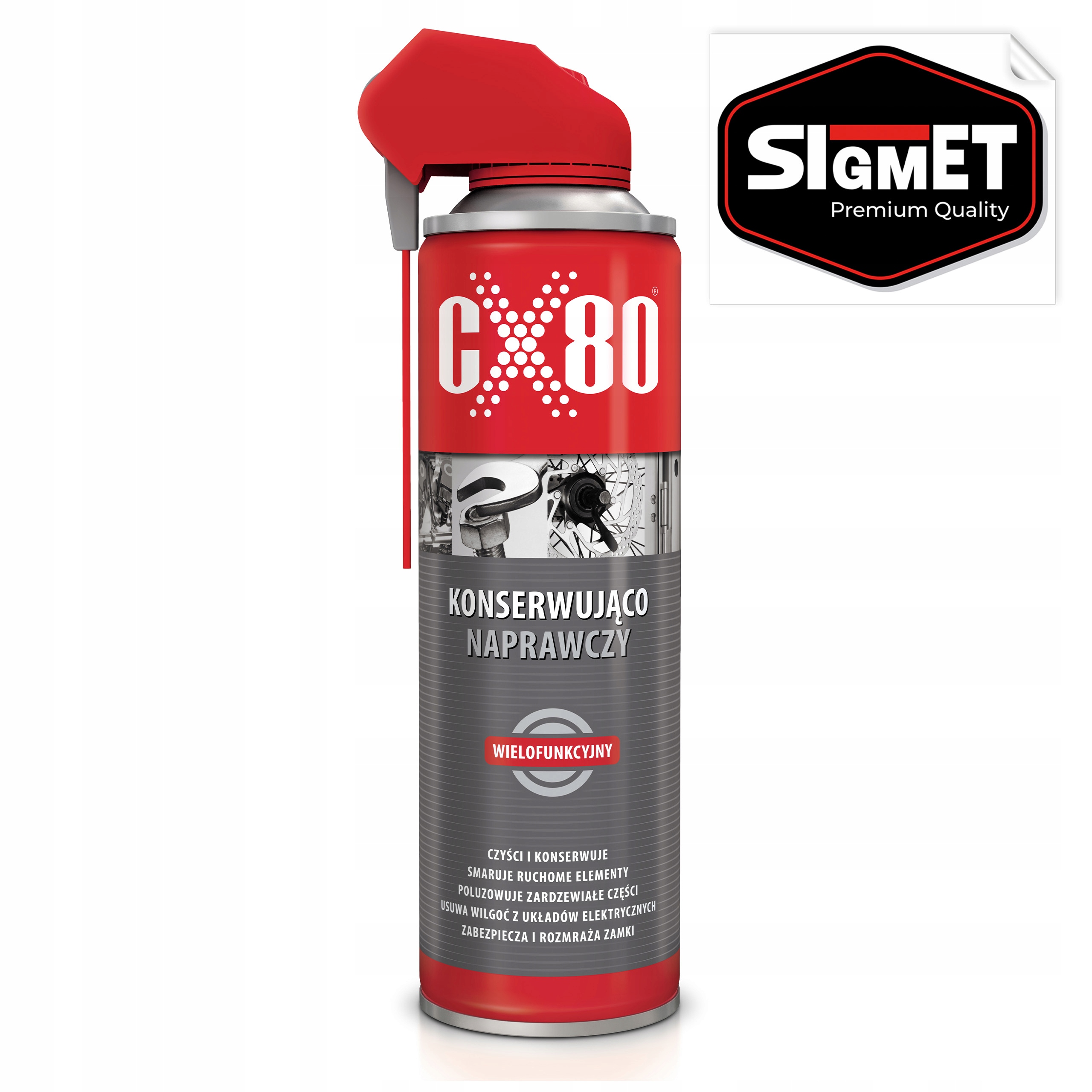 CX 80 Środek Konserwująco Naprawczy 500ml Penetrujący Duo Spray aplikator