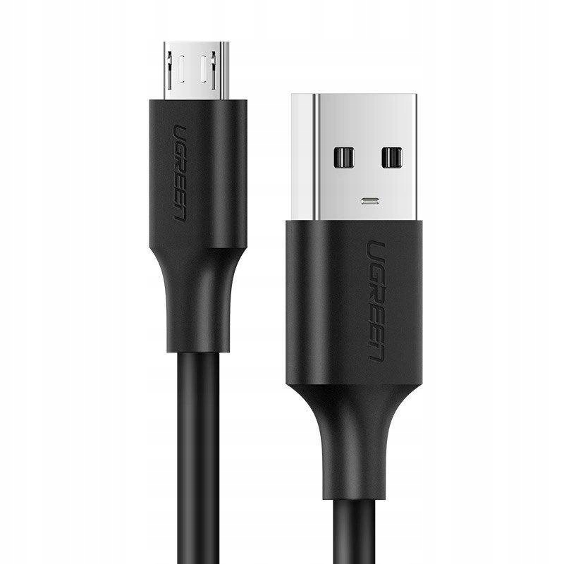 Ugreen Kabel Przewód Usb Micro Usb 2A 2M Czarny (60138)
