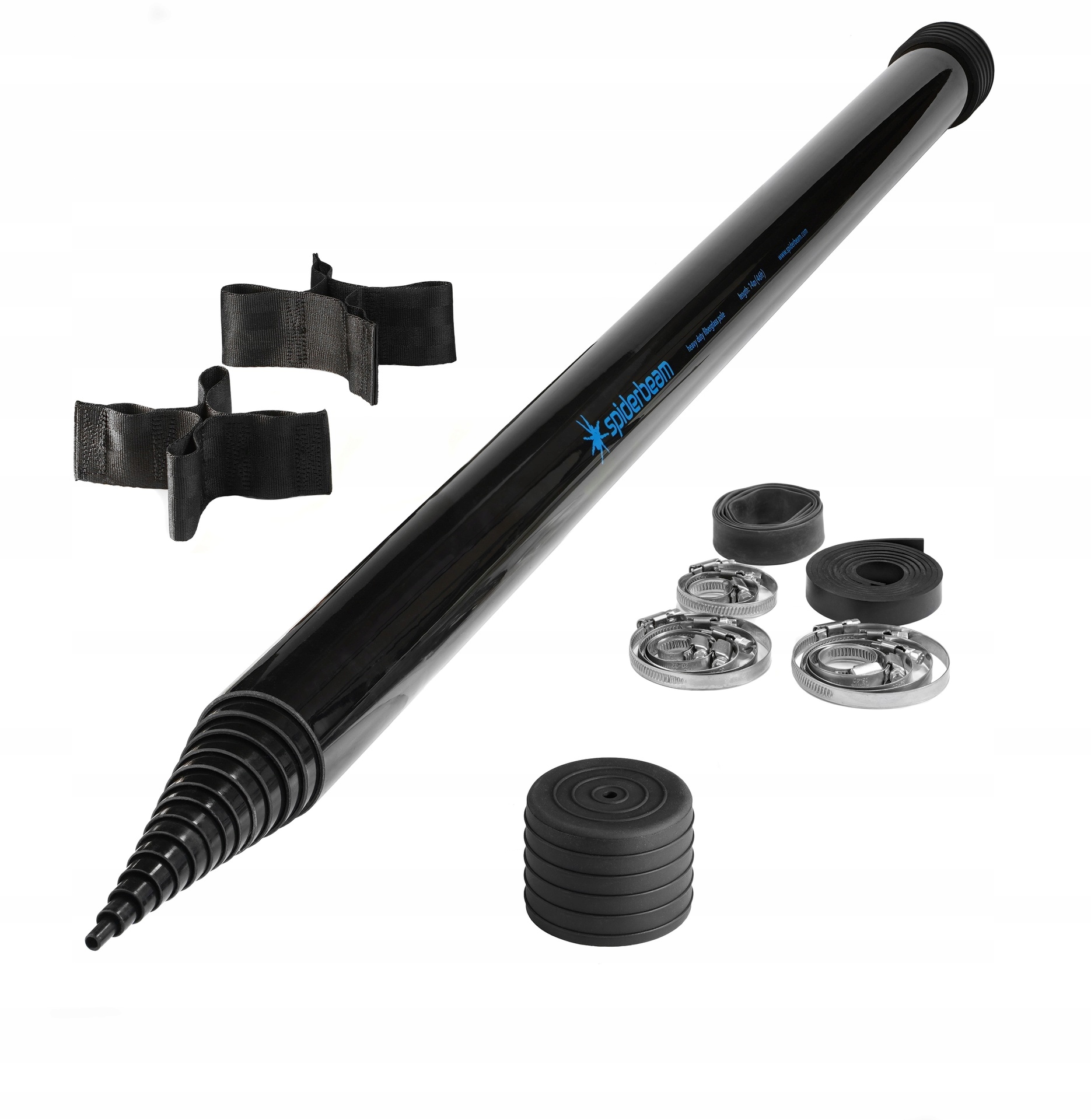 Spiderbeam Hd 14m zestaw Maszt Fiberglass Obejmy 2x Uchwyt Do Odciągów