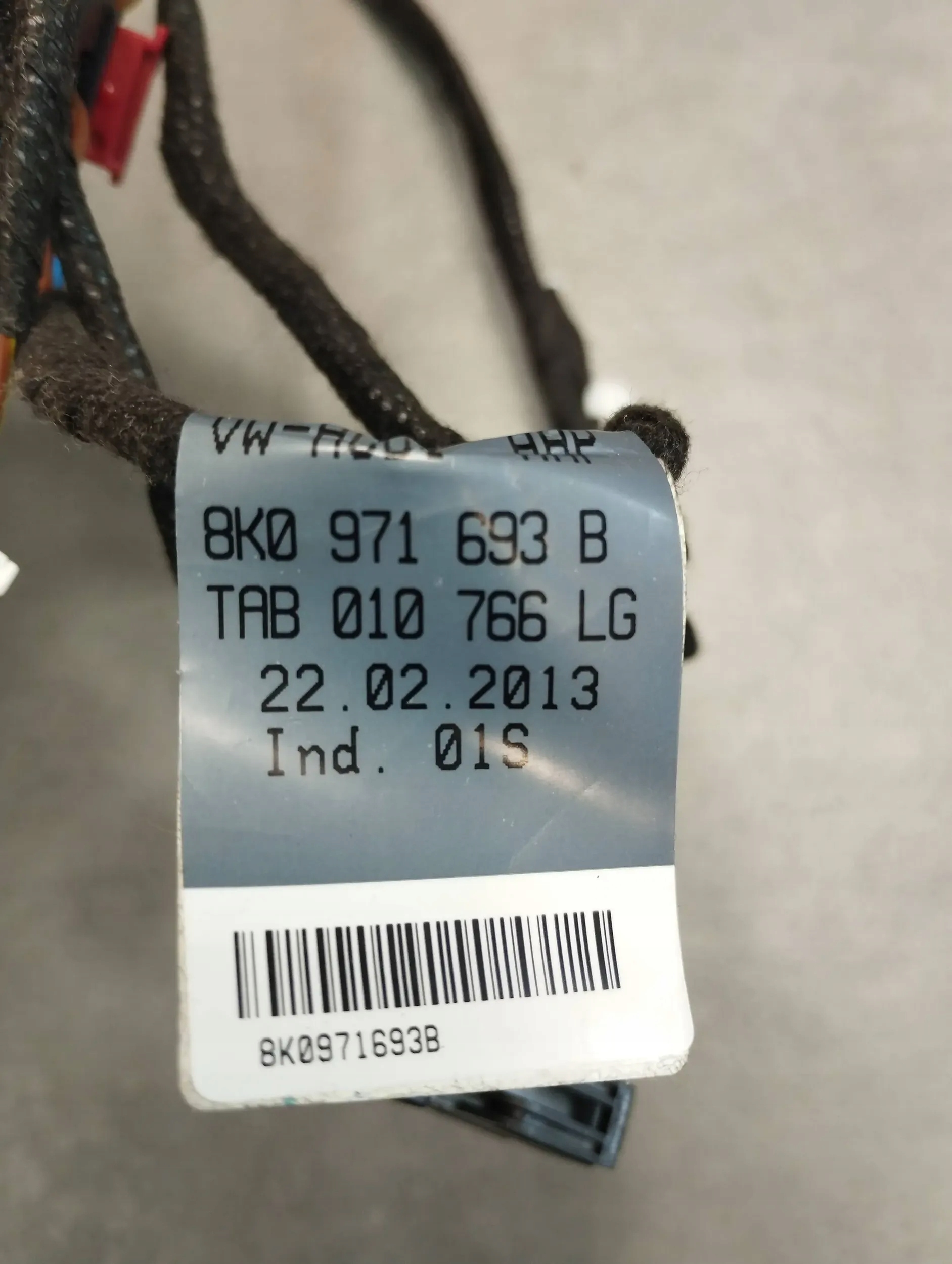 Audi A5 8T bundle door upholstery right rear part 8K0971693B