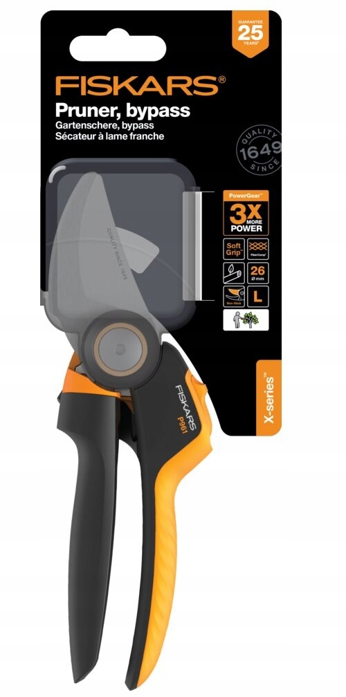 Sekator Nożycowy Ogrodowy Do Gałęzi Fiskars P961 L Jednoręczny 1057175
