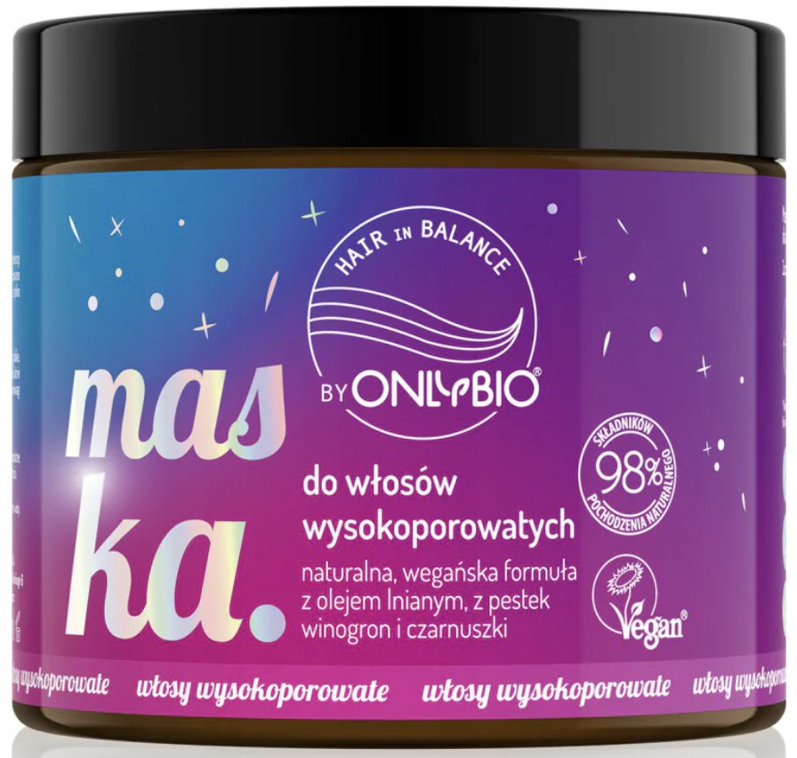 

OnlyBio maska do włosów wysokoporowatych