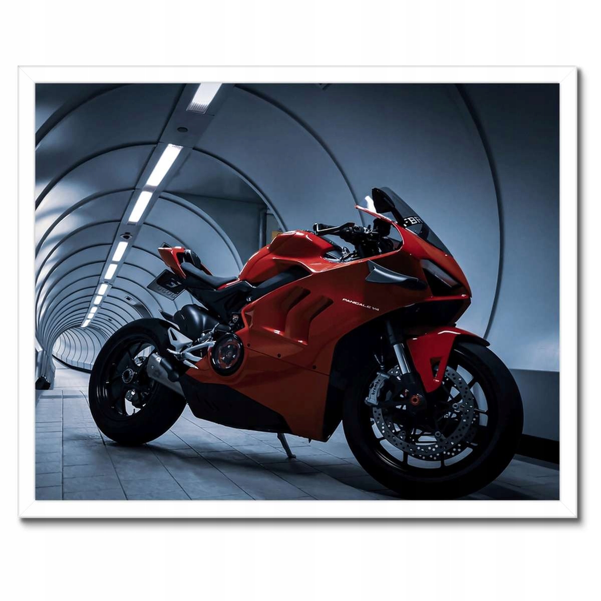 Plakáty v rámu 50x40 Červené Ducati Panigale