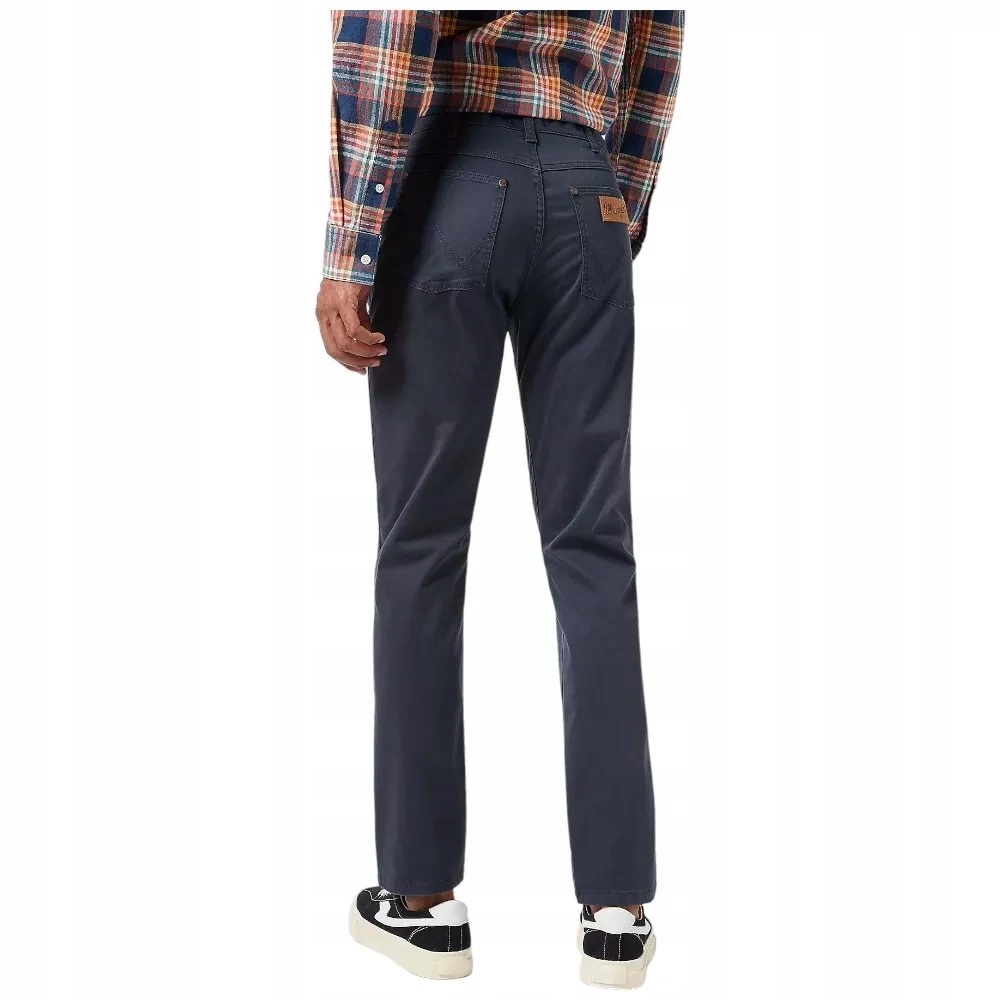 Pánské zúžené kalhoty Wrangler Larston Dark Navy 112350798 31/32