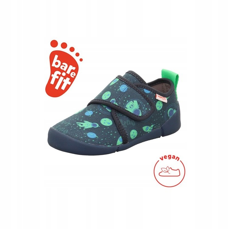 Superfit Kapcie Chłopięce Barefoot Venti Blau 1-006700-8030 26