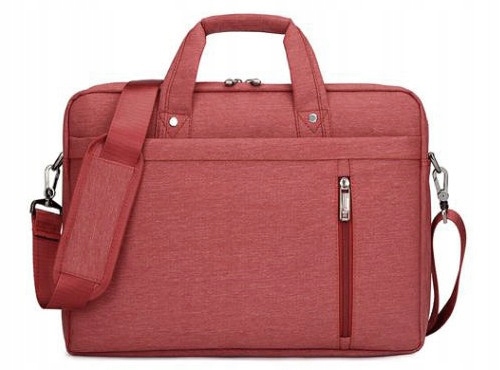 Casualowa mocna Torba na laptopa 13,3-14,1 Burnur antishock czerwony melanż