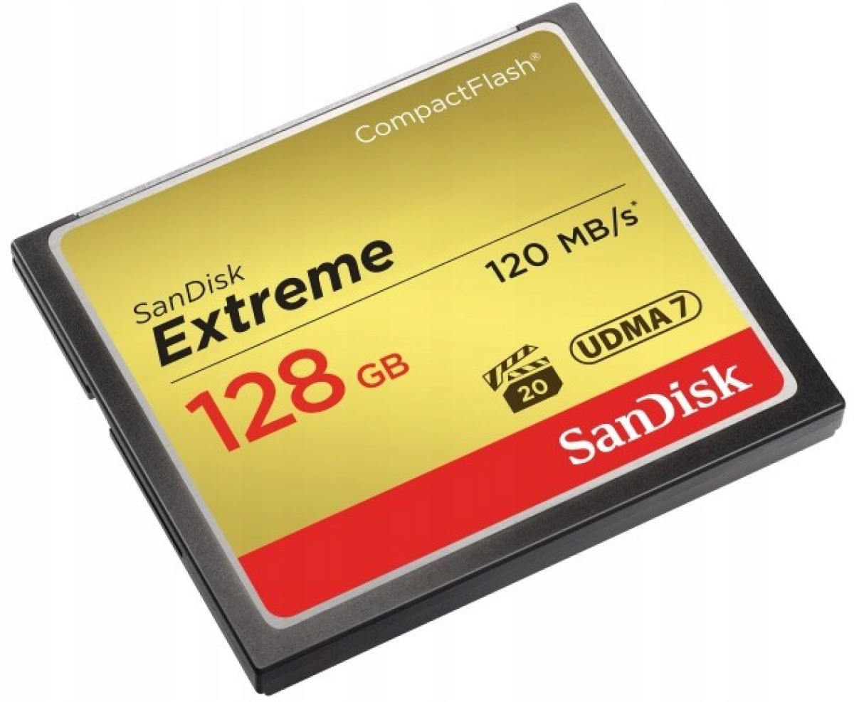 SanDisk CF 128GB Extreme 120/85 Producent SanDisk