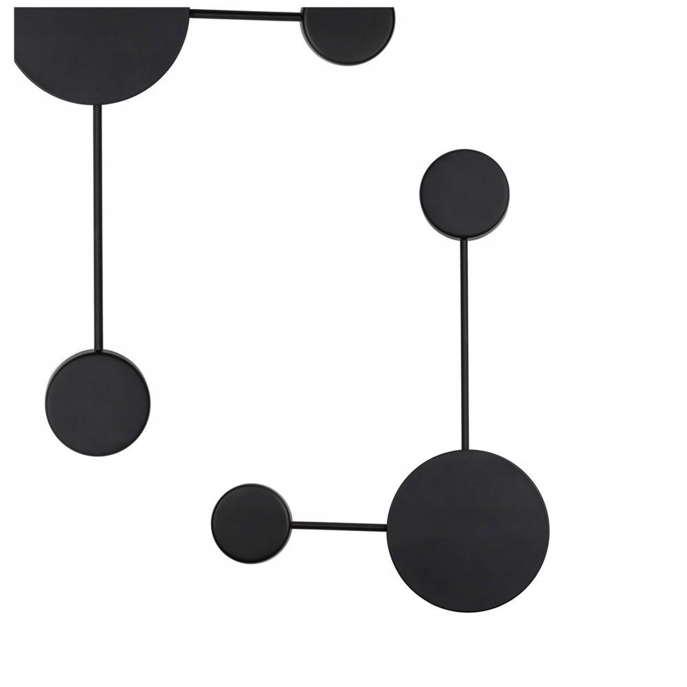 Černá minimalistická nástěnná lampa
