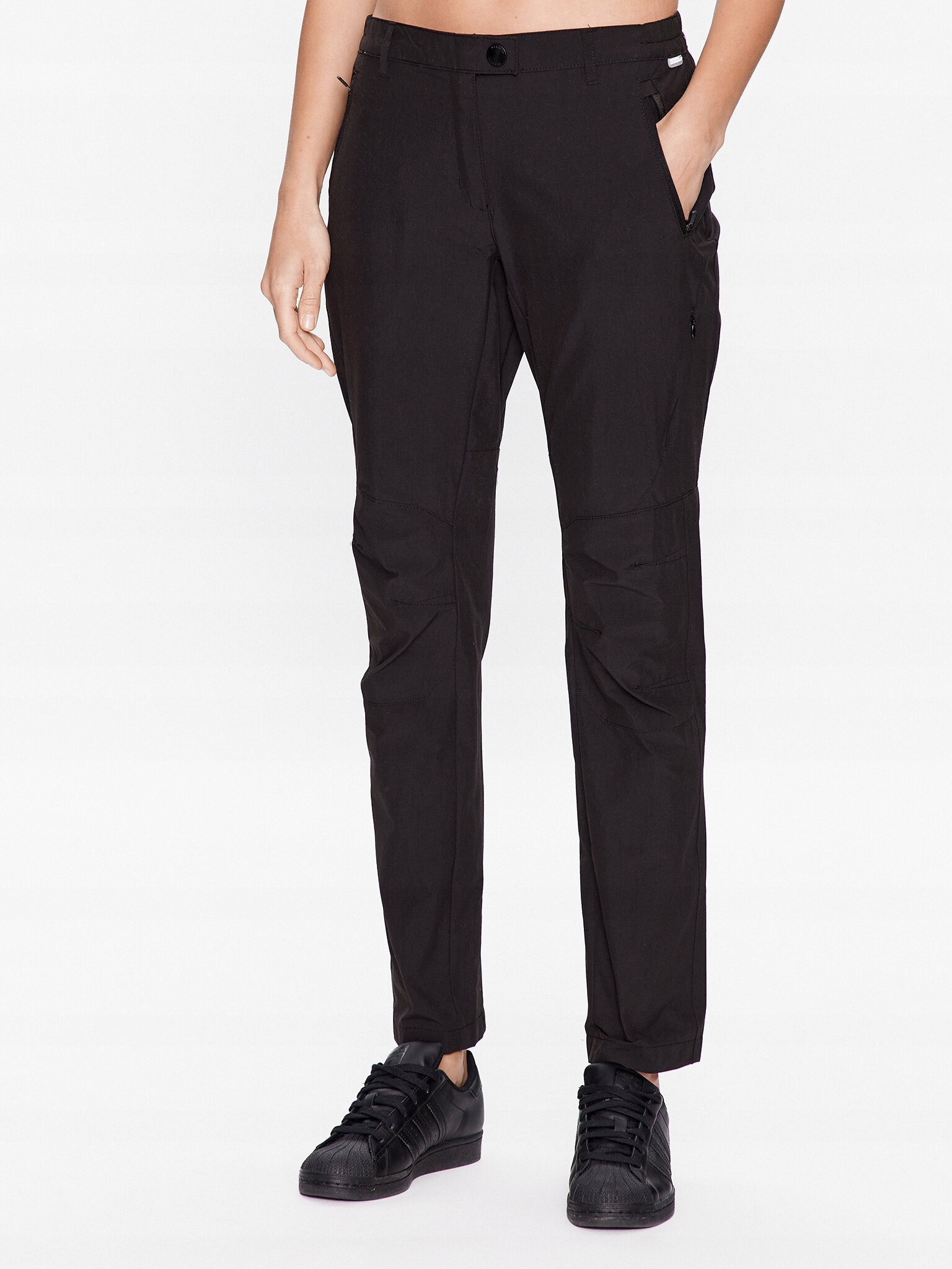 Regatta Spodnie outdoor Highton RWJ217R Czarny Regular Fit