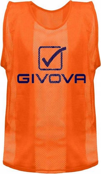 Plastron Znacznik Piłkarski Givova Pomarańcza r L