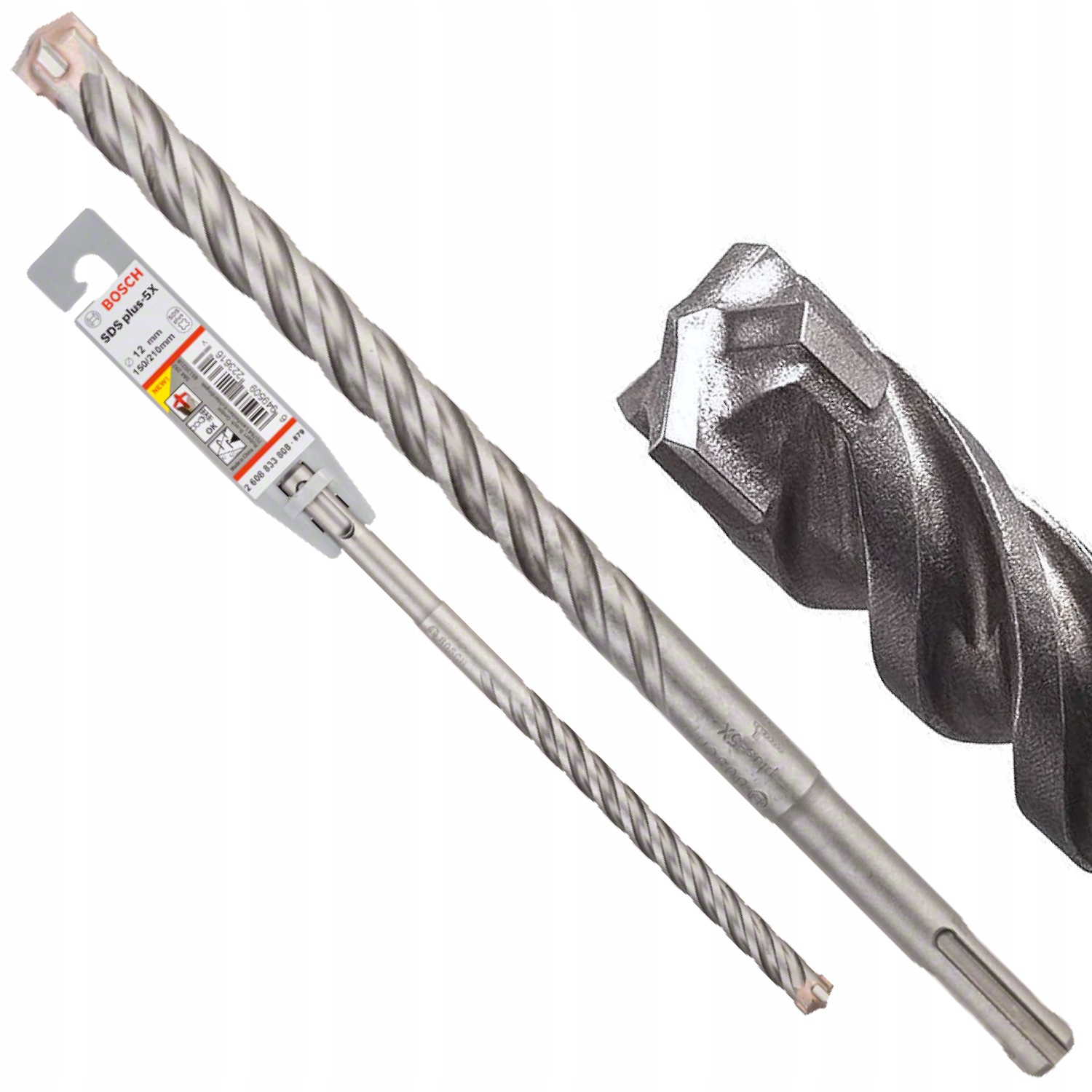 

Bosch Wiertło do betonu 12x150x210mm Sds plus-5X