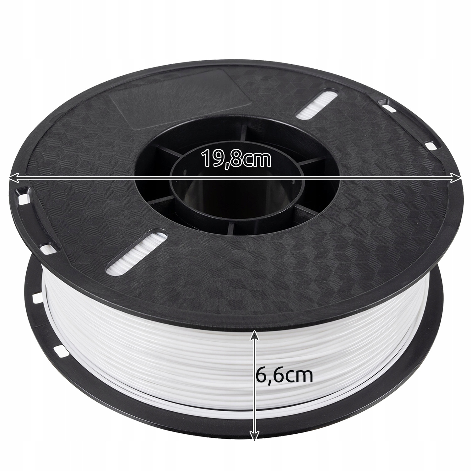 Filament PLA 1kg 1,75mm Wkład do Drukarki 3D Długopisu White Biały 1000g EAN (GTIN) 5900779944008