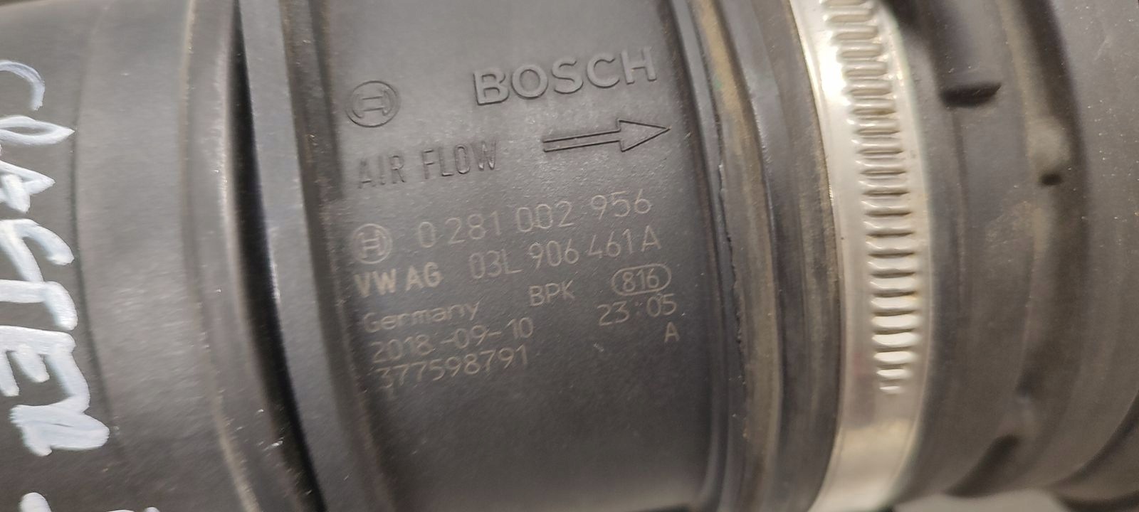 flow meter wiring air VW Crafter II 2,0 TDI