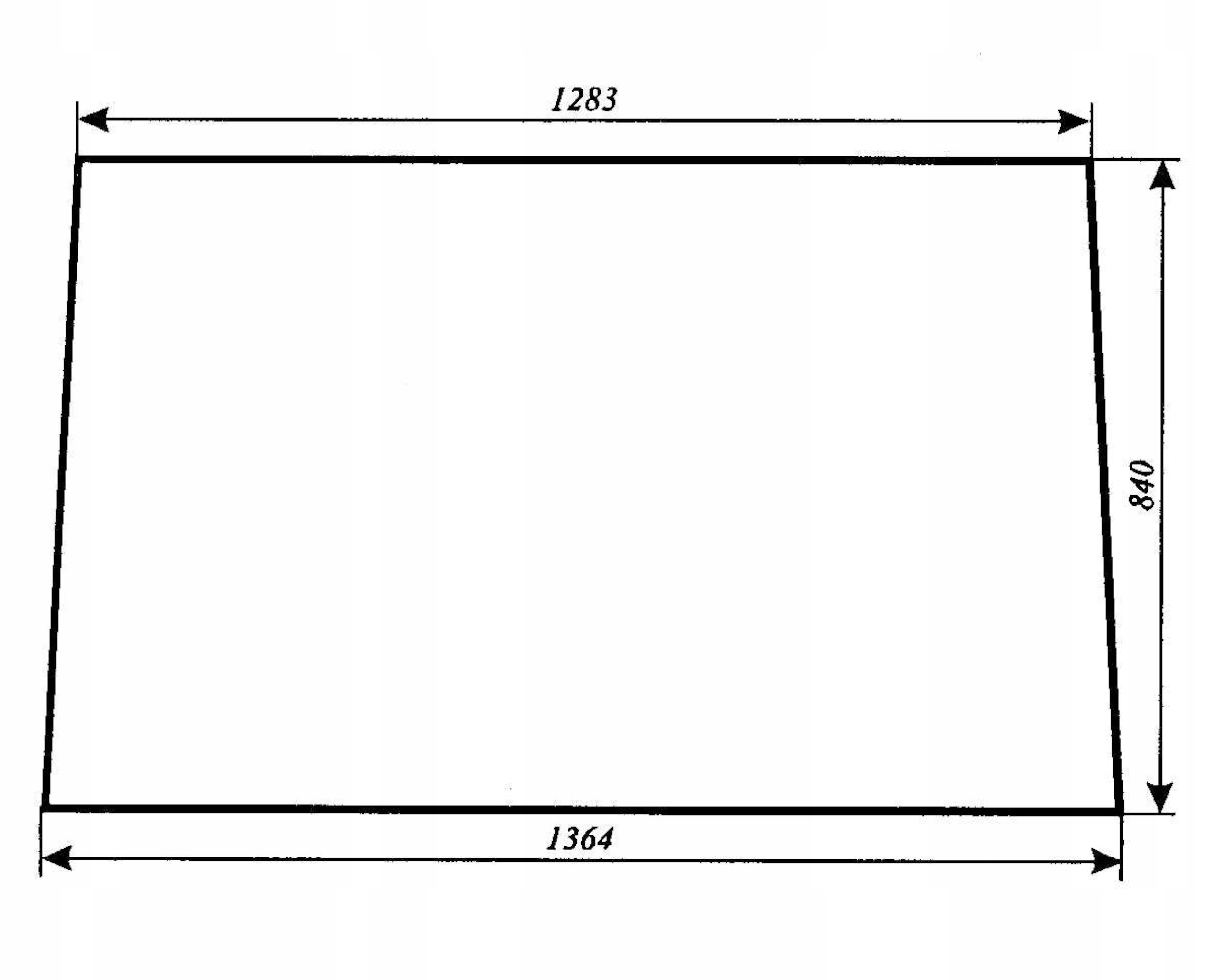 čelní sklo traktoru Zetor 4911 5945 6911 6945 přední