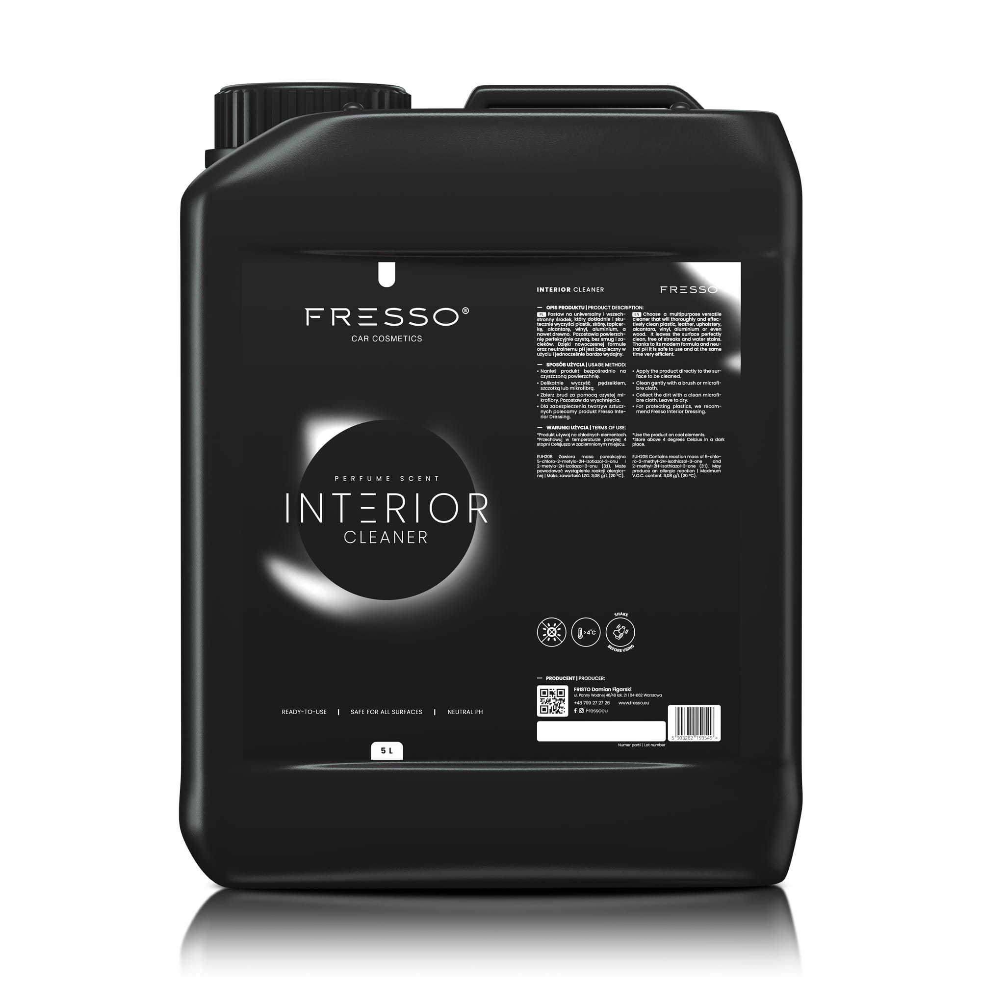Fresso Interior Cleaner 5L uniwersalny płyn do czyszczenia wnętrza