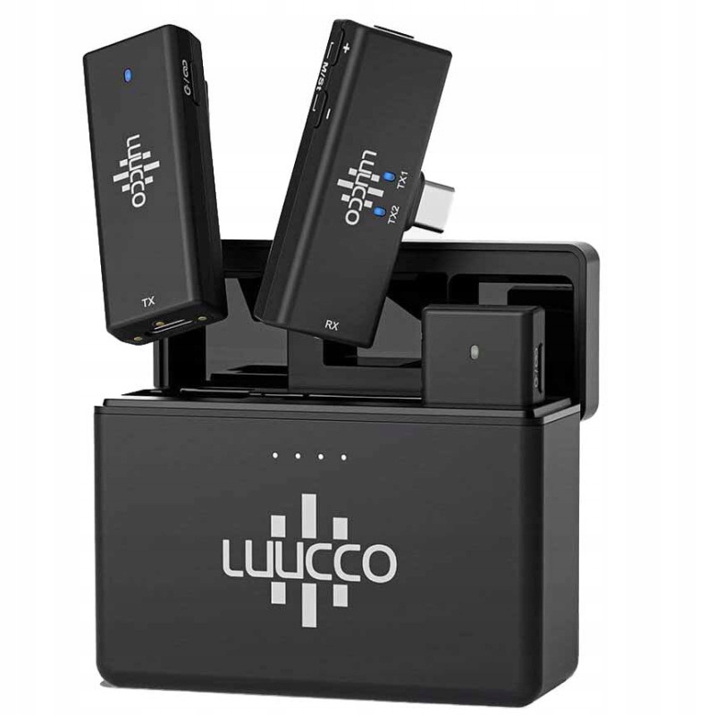 Luucco ProTalker S2 – Bezdrátový mikrofon 2.4GHz se 2 vysílači, sada