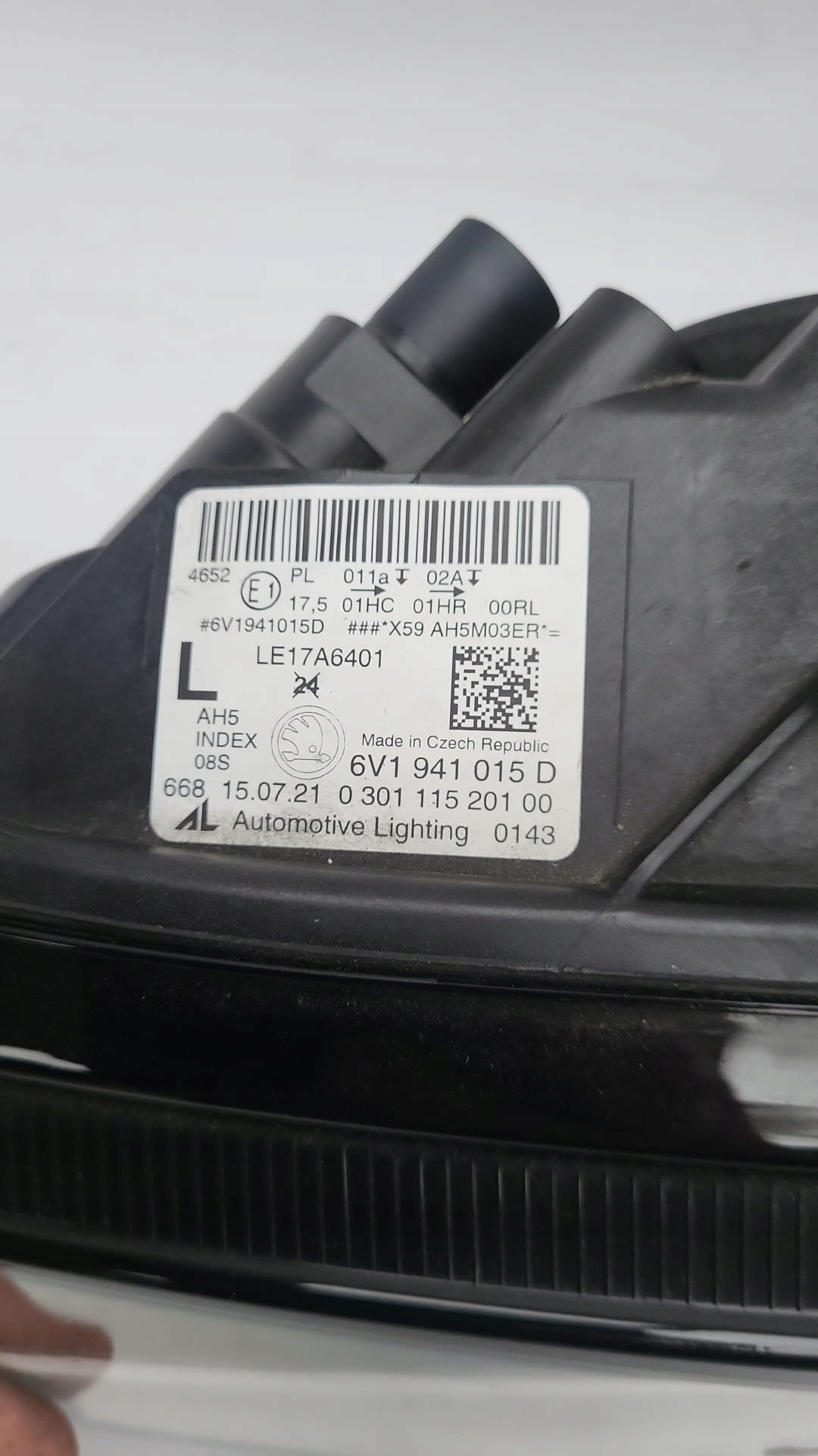 SKODA FABIA III LIFT 18-21 light left front 6V1941015D
