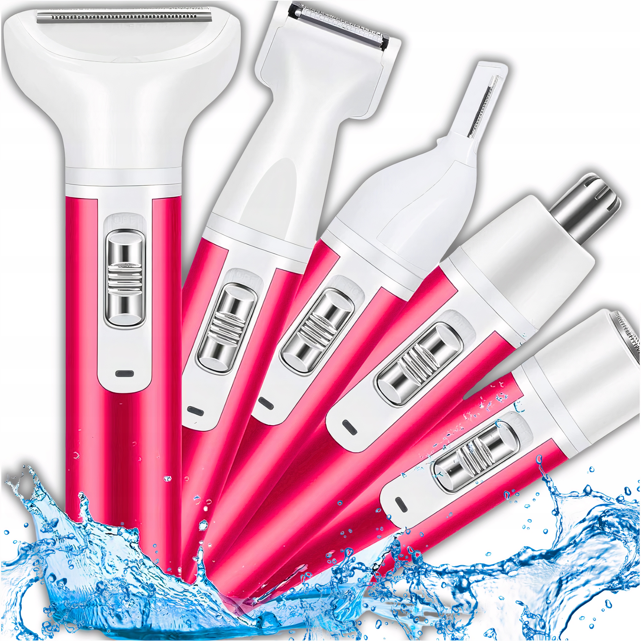 HOLICÍ STROJEK DEPILATOR NA TĚLO STROJEK NÓG 5v1 TRYMER PRO BIKINI NÓG